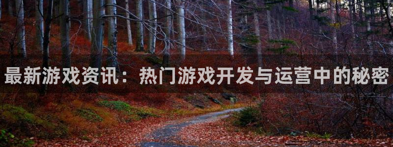 奇亿娱乐平台官网注册：最新游戏资讯：热门游戏开发与运营中的秘
